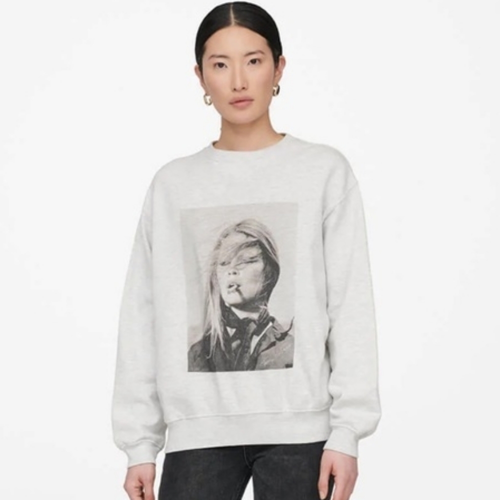 ANINE BING: RAMONA SWEATSHIRT AB X TO X BRIGITTE BARDOT